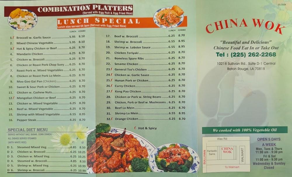 China Wok Broccoli W. Garlic Sauce